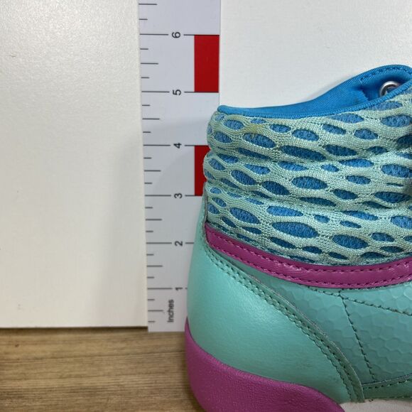 Reebok Girls HI Classic Blue Beam Ultraberry M46776 Sneakers Size 6 Retro Style - Picture 11 of 15